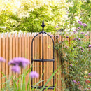 Zwart Klimplantenrek Obelisk 110cm - Duurzaam en Stijlvol