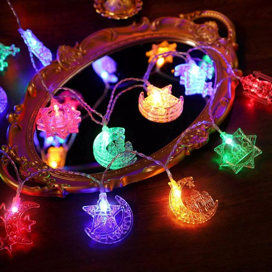 Unikorf LED-Lichtslinger 2m 10 LED's voor Ramadan & Eid