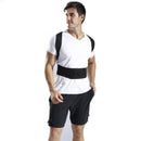 TDR - Houding Correctie Brace - Fysio - Postuur Corrector - Rug Band / Schouder Band - Brace voor rechte rug - Zwart - Maat S