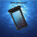 2x Drijvende Waterdichte Telefoon Tas - Zwart