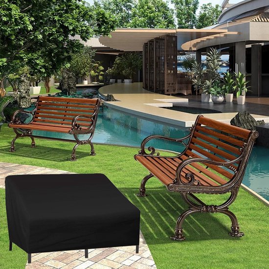 Hoogwaardige Waterdichte Hoes voor 4-zitsbanken -Premium Oxford Stof met Sterk PVC- Duurzaam Comfort in Alle Seizoenen 190x66x89cm