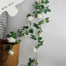 Rozen Slinger 2 Stuks - Kunstbloemen Balkon Decoratie 145cm