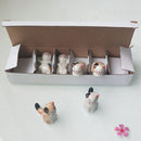 6x Keramische Kat Eetstokjeshouders – Vaatwasserbestendig