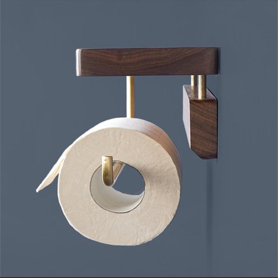 Luxe Zelfklevende Toiletrolhouder met Telefoonplankje