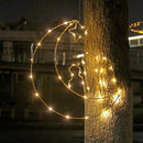 LED Maan & Moskee Wandlamp – 40 warmwit LEDs, Ramadan/Eid