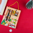3 stuks Kerstcadeauset voor Kinderen - Feestelijke Schrijfwaren Giftbox met Kerstdesign