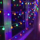 Tuinverlichting zonne-energie 12m 100 LED bollen multicolor