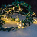 LED lichtsnoer kersenbloesem groen 3m 30 lampjes batterij