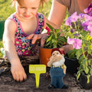 UniKorf.nl Tuinkabouter met 'GO AWAY' Bordje - Hars