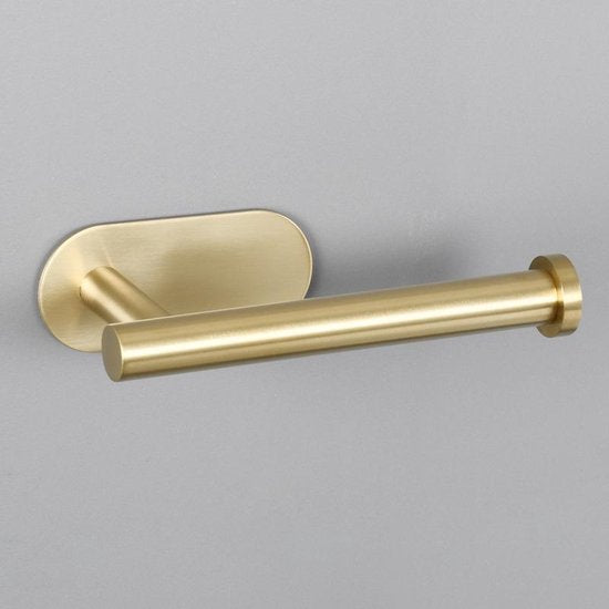 Toiletrolhouder RVS Goudkleurig - Zelfklevend