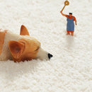 Katvormig Tapijt met Gele Hoed en Rode Rugzak - 60x90 cm