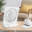 Oplaadbare miniventilator - 3 snelheden - USB - Wit