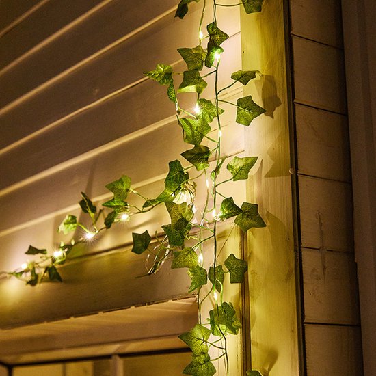 Xtraworks - led lichtsnoer esdoorn klimop slinger werkt op USB- 10 meter 100 lampjes