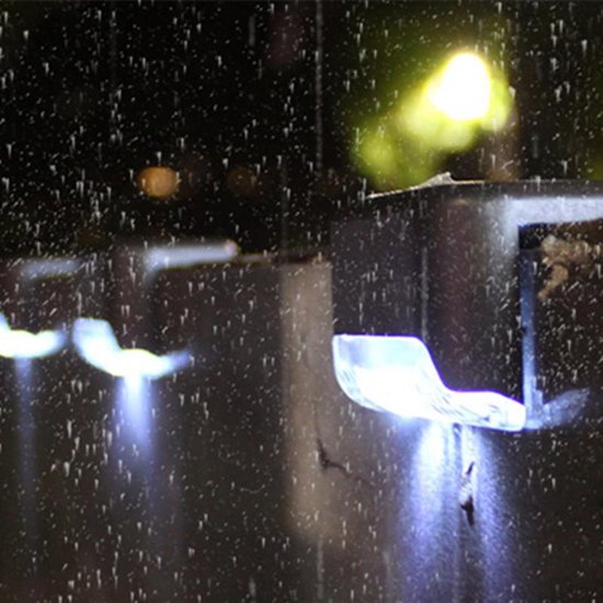 4x IP65 Zonne-energie LED Tuinverlichting - Wit Licht