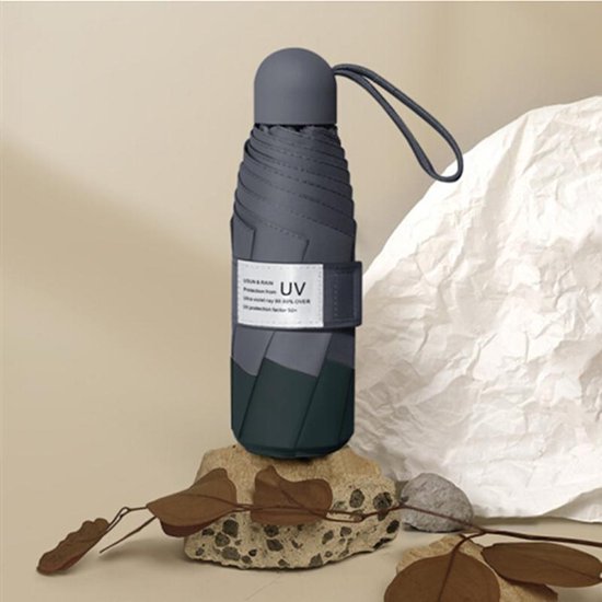 TDR Opvouwbare Windproof Paraplu UV-SPF 50+ Groen