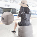 Opblaasbaar voetkussen - 3 hoogtestanden - Grijs