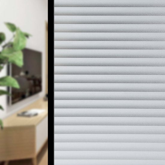 Zelfklevende Glasfolie - Jaloezie Design 90x200cm