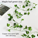 Unikorf LED Lichtsnoer Esdoornblad 10m 100 LED Batterij