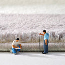 Katvormig Tapijt met Gele Hoed en Rode Rugzak - 60x90 cm