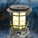 Multifunctionele Compacte Kampeerlamp met Powerbank - Duurzaam, Dimbaar & Waterdicht - USB/Zonne-Energie Opladen - Ideaal voor Outdoor & Tuin