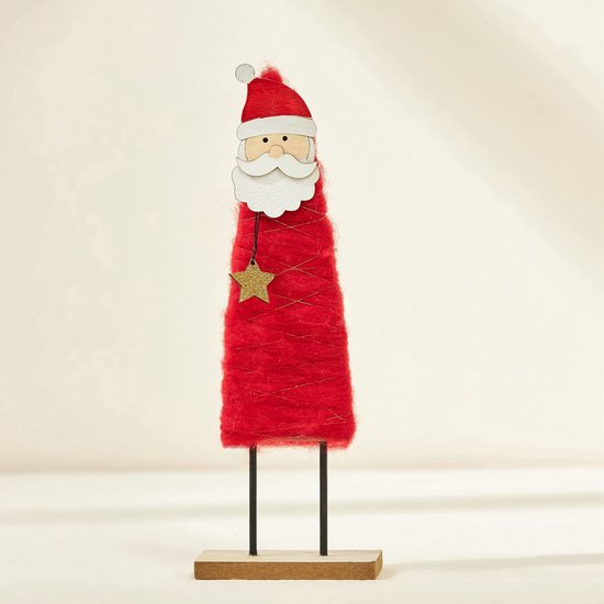 7-delige luxe kerstdecoratieset – Vilten rendieren, kerstbom