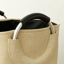 Opvouwbare Oxford stoffen wasmand 42L - Beige