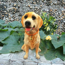 Betoverende Golden Retriever Harsdecoratie - Een Charmante Toevoeging aan je Interieur 10.5x11.5x19.51cm