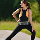 Heuptasje sport – running belt - verstelbare buideltas van 60 tot 120 cm - waterafstotend - grijs