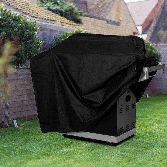 Premium Barbecue Grill Hoes-Bescherming en Duurzaamheid voor uw Gas-/Elektrische Barbecue - Waterdicht, UV-Bestendig, en Gemakkelijk Bevestigbaar-zwart170x61x117cm