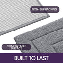 Absorberende Badkamer Vloermat – Verdikt, Anti-slip, Bruin – 40x60cm – Luxe Deurmat voor Badkamer & Toilet