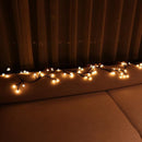 Zonnepaneel LED Lichtslinger 30 warmwit, 6,5 m voor buiten