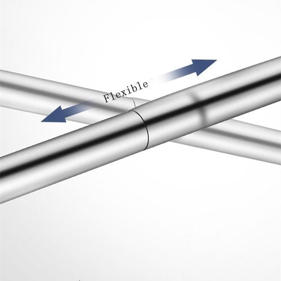 Unikorf Garderobestang 85-140 CM RVS