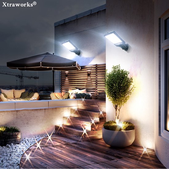 Zonne-energie Tuinverlichting met Afstandsbediening & Sensor