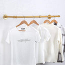 Industriële Buis Kledingrekken - Metalen Kledingrekken - Draagvermogen tot 30 kg -Robuust & Stijlvol voor Thuis en Winkel-57x24x61 cm-goud