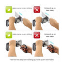 4-in-1 messenslijper voor messen & scharen, zwart