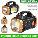 LED zaklamp Rood/Blauw waarschuwing, 1500mAh, USB - Outdoor