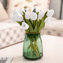 Merkloos 10 Kunst Tulpen - Realistisch, Duurzaam & Wit