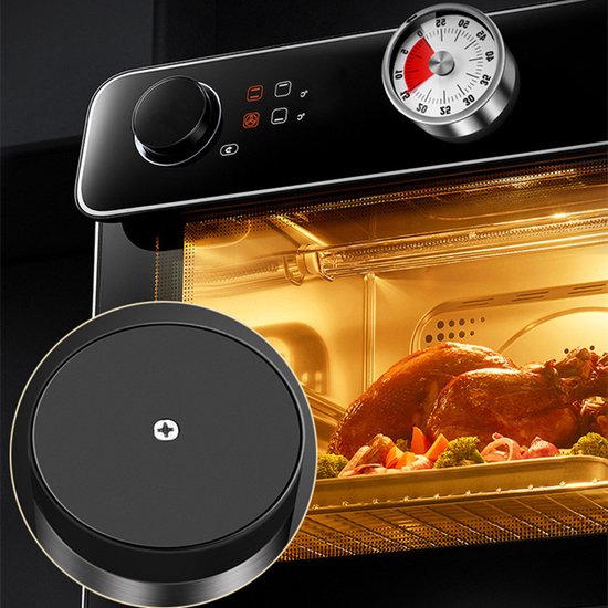 Unikorf RVS Kookwekker & Kindertimer, magnetisch, tot 59 min