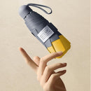 TDR - Opvouwbare Paraplu -Windproof- zonnescherm UV-SPF 50+compact en draagbaar-  Extra sterk  - Geel