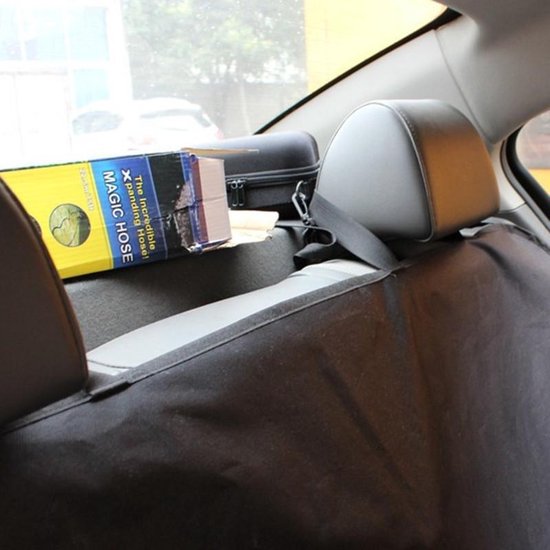 Waterdichte Hondendeken 137x147 cm Zwart voor Auto Achterban