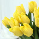 10stuks Prachtige kunst tulp-Realistische Uitstraling - Duurzaam en Onderhoudsvriendelijk- geel