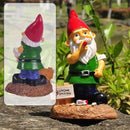 Unikorf Tuinkabouter: Verboden rooksymbool 8.5x7.2x14CM