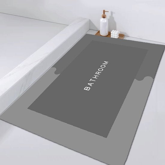 Unikorf Super Absorberend Antislip Badmat 40x60 Grijs