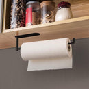 Roestvrijstalen Zelfklevende Keukenrolhouder - Zwart