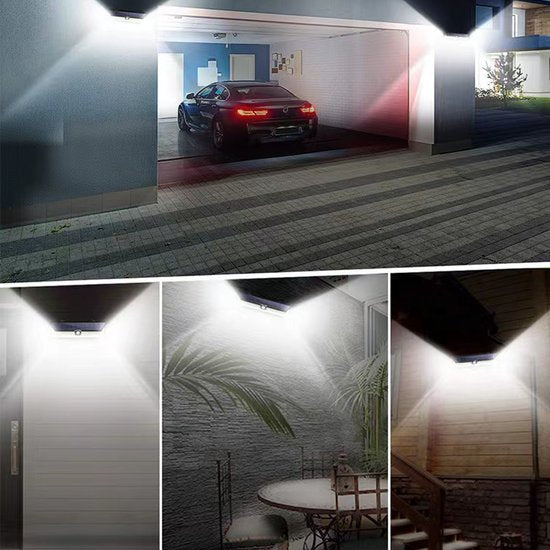 Solar LED Licht voor Outdoor Tuindecoratie - 190 LED Verlichting Met 4 Werkmodi en Bewegingssensor- IP65 Waterdichte