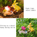 Solar Tuinlamp Konijn - Roze Verlichting met Zonnesensor