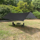 Outdoor Draagbaar Zonnescherm Met Opbergtas - Waterdicht - Tarps voor Kamperen 300 *300cm - 3-4 Personen -zwart