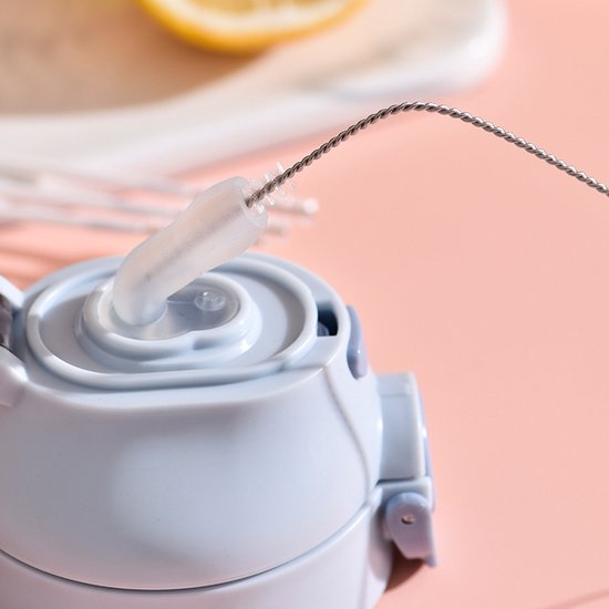 10-Delige Schoonmaak borsteltjes- Schoonmaak Ragertjes-Buizenreiniger Borstels met Diverse Maten-wit