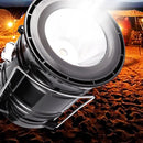 Xtraworks 2-in-1 Solar LED Campinglamp Lantaarn - Zwart