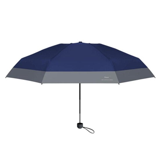 Opvouwbare Paraplu -Windproof- zonnescherm UV-SPF 50+compact en draagbaar- Extra sterk - marineblauw